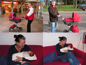 14-11-2005: Voor het eerste naar buiten!
